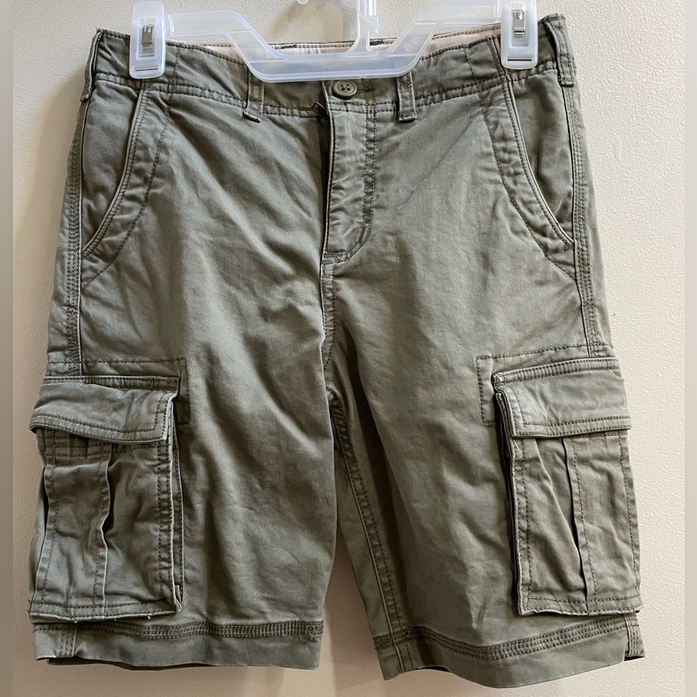 GAP Kids Boys Cargo Shorts Size- size 8 Husky Olive Green